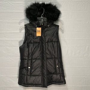 MICHAEL KORS women’s black vest.